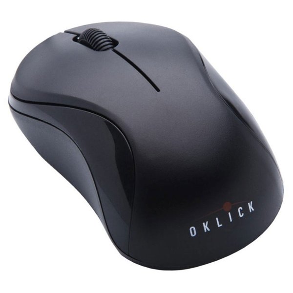 Oklick 605SW черный оптическая (1200dpi) беспроводная USB (2but) [605SW black]{384108}