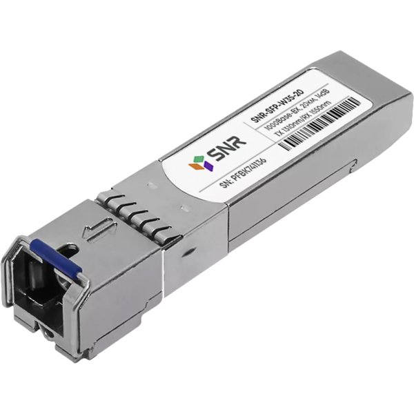 SNR SNR-SFP-W35-20-I Модуль SFP оптический, дальность до 20 км (14dB), 1310нм, индустриальный