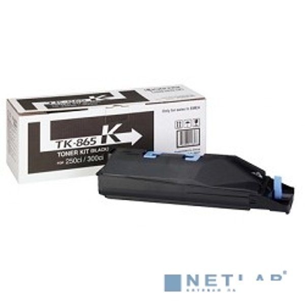 Kyocera-Mita TK-865K Картридж, Black {TASKalfa 250ci/300ci, Black, (20000стр.)}