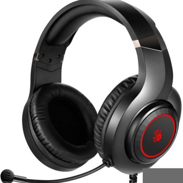 Наушники с микрофоном A4Tech Bloody G220S черный 2м мониторные USB оголовье (G220S USB/ BLACK)