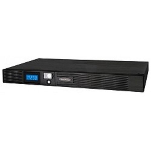 ИБП CyberPower PR1000ELCDRT1U {Line-Interactive, 1000VA/670W USB/RS-232/EPO/SNMPslot (6 С13) 6В/9 Ач х 4}