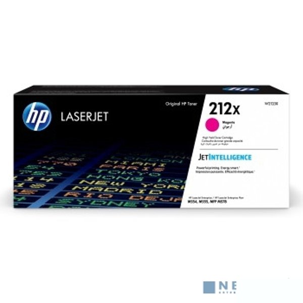 Картридж лазерный HP 212X W2123X пурпурный для HP CLJ Enterprise M554/M555