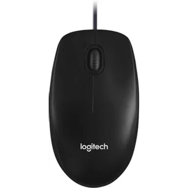 910-006652/910-005006/910-005003/910-006765 Мышь Logitech M100(M100r) Dark Ret {темно-серая/черная, оптическая, 1000dpi, USB, 1.8м}