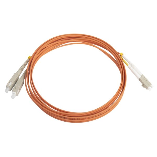 Hyperline FC-50-LC-SC-PC-3M Патч-корд волоконно-оптический (шнур) MM 50/125, LC-SC, duplex, LSZH, 3 м[ FC-D2-50-LC/PR-SC/PR-H-3M-LSZH-OR]