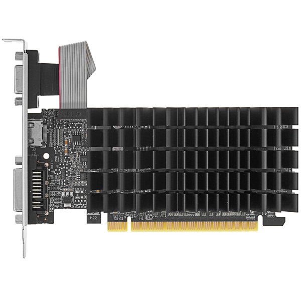 Видеокарта AFOX G210 LP 1GB, DDR3 64-bit, VGA/DVI/HDMI  PASSIVE LP (AF210-1024D3L5) RTL