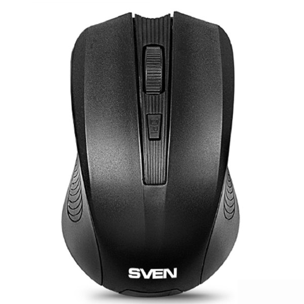 Беспроводная мышь Sven RX-300 Wireless чёрная (3+1кл. 600/1000/1400DPI)