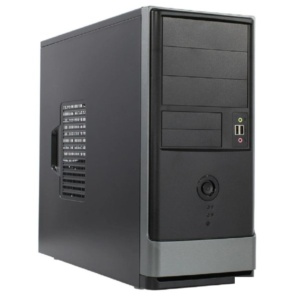INWIN EAR-002 PM-600ATX-F Black-Graphite Mid Tower (ATX, Micro-ATX, Steel SPCC) (6196008)