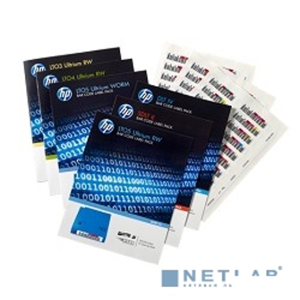 «Наклейка» HPE Q2013A, LTO-6 Ultrium RW Bar Code Label Pack