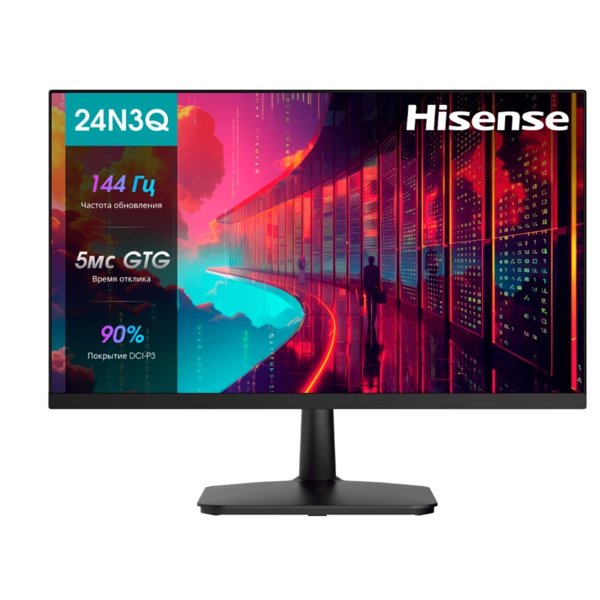 LCD Hisense 23.8" 24N3Q {IPS 1920x1080 144Hz D-Sub HDMI black}