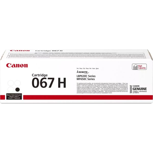 Canon Тонер-картридж/ CRG 067H BK  Black 5106C002  for MF651Cw/MF655Cdw/MF657Cdw/LBP631Cw/LBP633Cdw