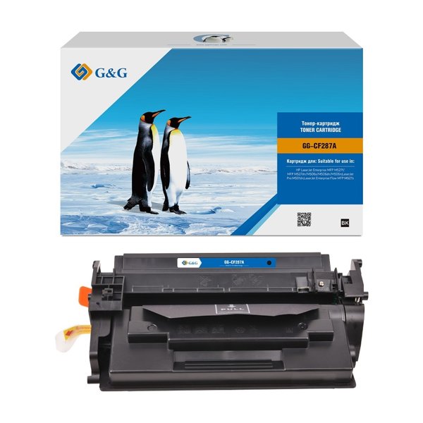 Картридж лазерный G&G GG-CF287A черный (9000стр.) для HP LJ M506dn/M506n/M506x
