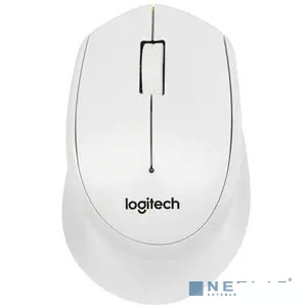 Мышь беспроводная Logitech M330 Silent Plus White (белая, оптическая, 1000dpi, 2.4 GHz/USB-ресивер, бесшумная, под правую руку) (арт. 910-004926, M/N: M-R0051 / C-U0010)
