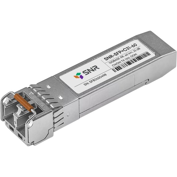 SNR SNR-SFP+C31-60 Модуль SFP+ CWDM оптический, дальность до 60км (23dB), 1310нм