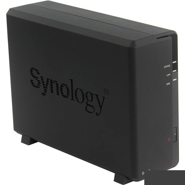 Synology DS118 Сетевое хранилище 1xHDD DC1,4GhzCPU/1Gb,  SATA(3,5'')/2xUSB3.0/1GigEth/iSCSI/2xIPcam(upto 15)/1xPS