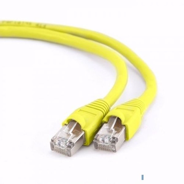 Патч-корд FTP Cablexpert PP6-10M/Y-O кат.6, 10м, литой, многожильный (жёлтый)