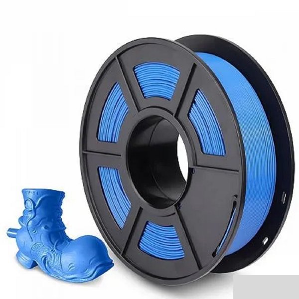 Филамент NVPRINT PLA+ Blue Grey для 3D печати диаметр 1.75мм длина 330 метров масса 1 кг