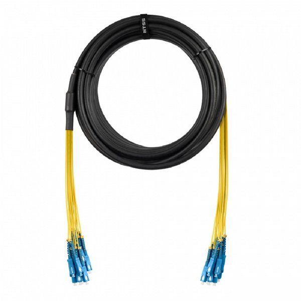 NTSS Сборка кабельная NTSS 16ов, SC/UPC-SC/UPC 9/125мкм, длина 40м, вывод 0.4м, буфер 3мм (NTSS-FO-D-IN/OUT-9-16-LSZH) в бухте NTSS-FU16-9-SC/U-SC/U-0.4-3.0-40