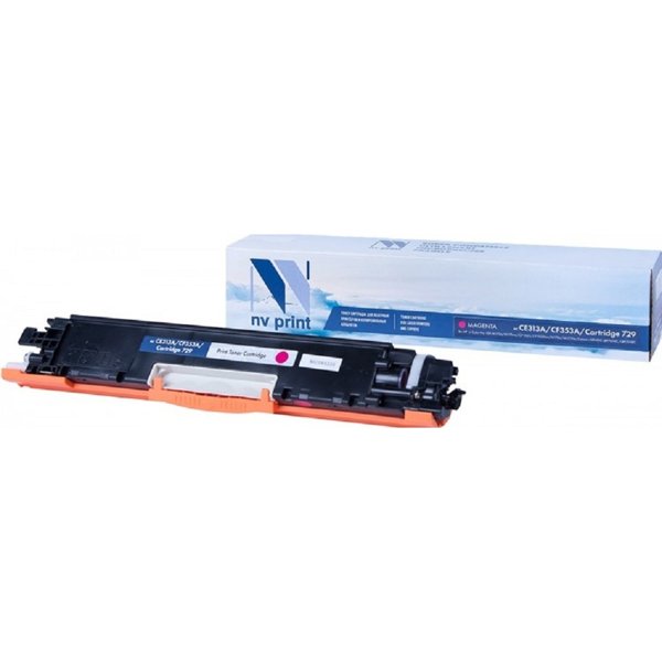 NVPrint CE313A/CRG729 Картридж для HP Color LaserJet CP1025/Canon i-SENSYS LBP7010C magenta (1000K)