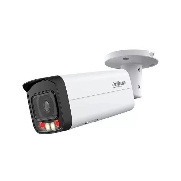 DAHUA DH-IPC-HFW2849TP-AS-IL-0600B Уличная цилиндрическая IP-видеокамера SmartDualLight 8Мп, 1/2.7” CMOS, объектив 6.0мм, видеоаналитика, микрофон, ИК 60м, LED 50м, IP67, металл