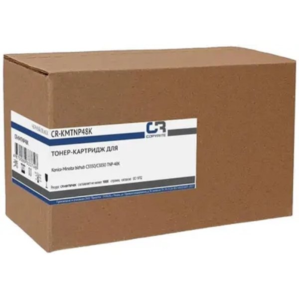 Картридж лазерный CopyRite CR-KMTNP48K TNP-48K черный (10000стр.) для Konica Minolta bizhub С3350/С3