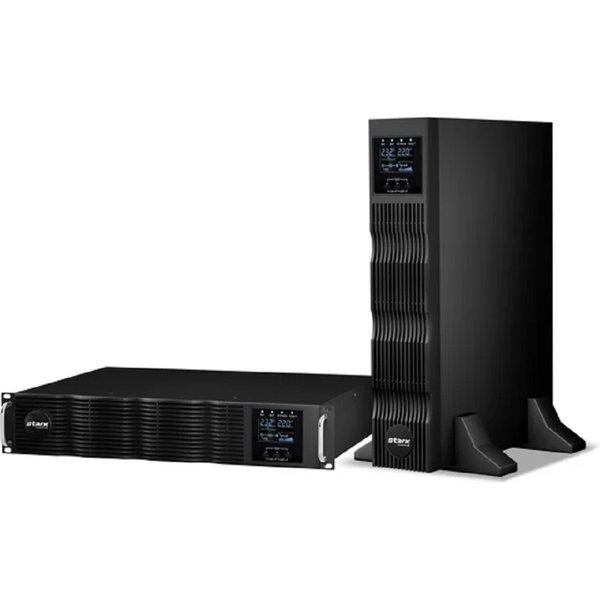 ИБП STARK SC 2000 ONLINE ONE RT 2000ВА/2000Вт {Online, Rack/Tower, 110-300В, 6xC13, Smart-slot, USB, RS232, EPO, БЕЗ АКБ - внешние батареи 6 шт от 4.5Ач до 240 Ач}