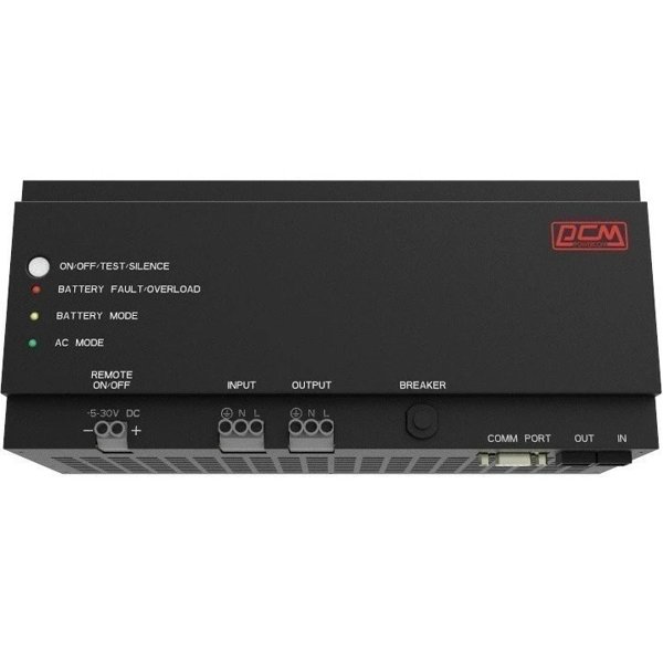 PowerCom DRU-850 ИБП {OffLine, 850VA/510W, крепление на DIN-рейку} (1114019)