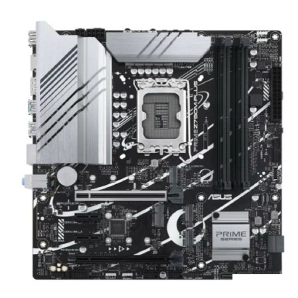 ASUS PRIME Z790M-PLUS (Socket 1700, mATX, 4xDDR5(192GB), DP/HDMI, 1xPCIe 5.0x16/1xPCIe 4.0x16/2xPCIe 4.0, 1xLAN, 4xSATA 6Gb/s, 3xM.2, 1xM.2 E key, 1xType-C, 5xUSB 3.2, 2xUSB 2.0)