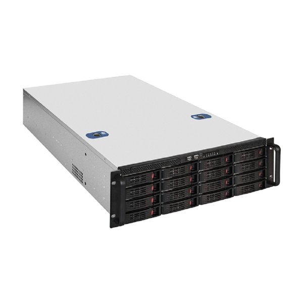 Exegate EX281300RUS Серверный корпус ExeGate Pro 3U660-HS16 <RM 19", высота 3U, глубина 660, БП 2U-600ADS,16xHotSwap, USB>