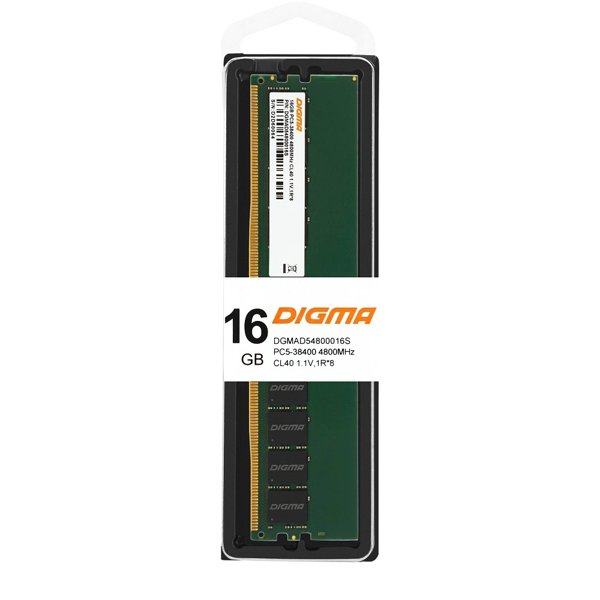 Digma DDR5 DIMM 16GB 4800MHz DGMAD54800016S