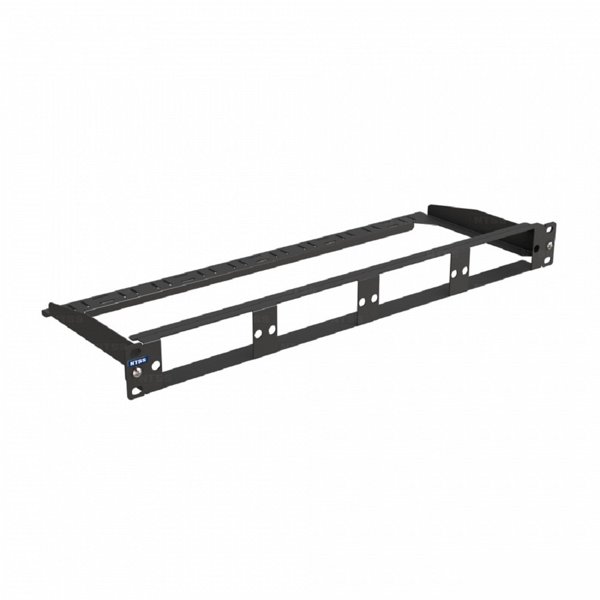 NTSS Наборная 19” патч-панель NTSS для 4 кассет MPO, 1U, черная NTSS-RP-ST-1U-C04-MPO-BL