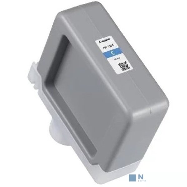 Картридж струйный Canon PFI-110 C 2365C001 голубой (160мл) для Canon TX-2000/3000/4000