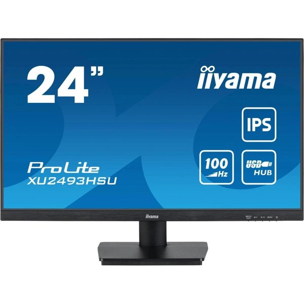 LCD IIYAMA 23.8" XU2493HSU-B7 {IPS 1920x1080 100Hz 1ms 300cd HDMI DisplayPort USB M/M}