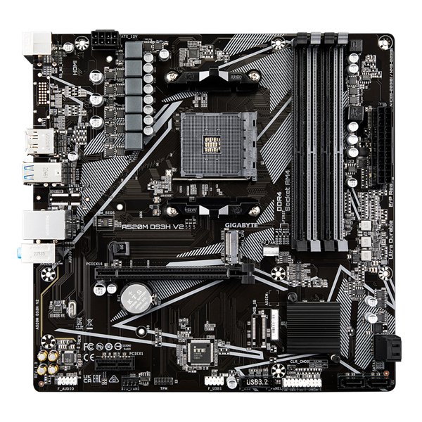 Gigabyte A520M DS3H V2 {SocketAM4, AMD A520, mATX, Ret}