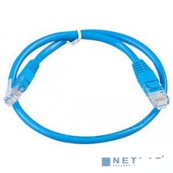 Exegate EX172877RUS Патч-корд UTP-RJ45-RJ45-5e-0,5M-BL, UTP, cat.5e, 0.5м, синий