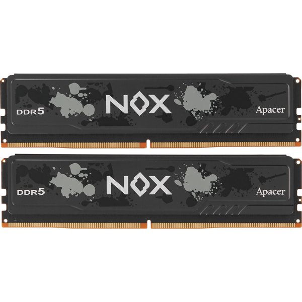 Apacer DDR5 DIMM 32GB 5200-40 2048x8 1.25V OC NOX DDR5 w/HS RP-K2 AH5U32G52C522MBAA-2