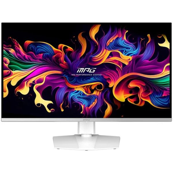 Монитор 31.5" MSI MPG 321URXW QD-OLED White (QD-OLED, 3840x2160, HDMI+HDMI+DP+Type C (90W), USB Hub, 0.03 ms, 178°/178°, 250 cd/m, 1500000:1, 240Hz, Pivot)