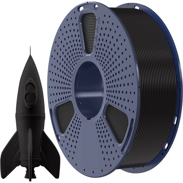 Филамент NVPRINT PLA High Speed Black для 3D печати диаметр 1.75мм  длина 330 метров  масса 1 кг