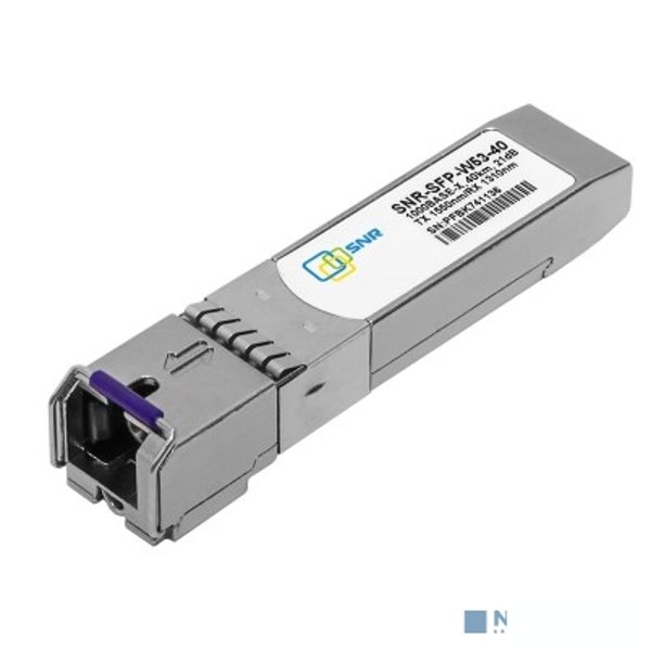 SNR-SFP-W53-40 SNR Модуль SFP WDM, дальность до 40км (21dB), 1550нм