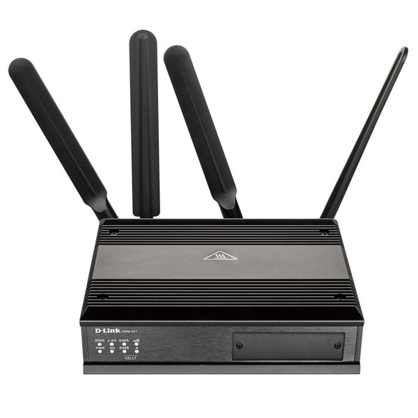 D-Link DWM-321/A1A Беспроводной M2M-маршрутизатор 4G LTE с одним модулем для двух SIM-карт и поддержкой ГЛОНАСС/GPS