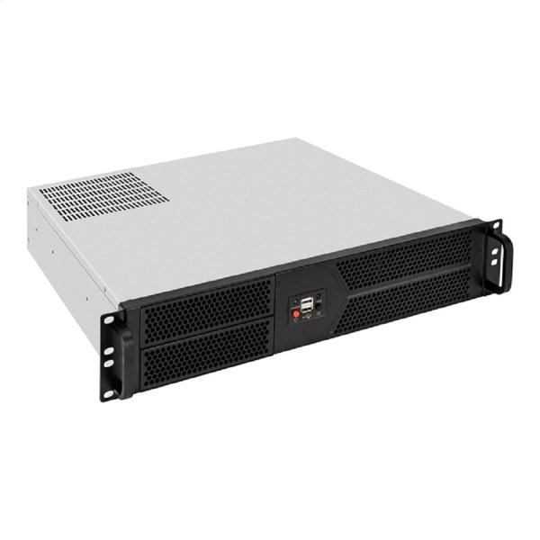Exegate EX298526RUS Серверный корпус ExeGate Pro 2U400-04 <RM 19", высота 2U, глубина 400, БП 1000ADS, 2*USB>