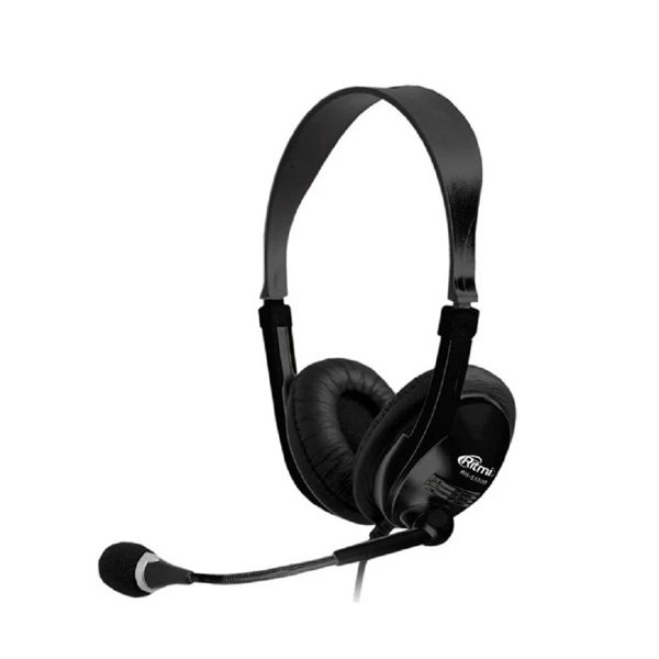 RITMIX RH-533USB, Black {Гарнитура. 40 мм, 20-20000 Гц, 32 Ом, 105 дБ, конденсаторный всенаправленный микрофон, 2,2 кОм, 58 дБ ± 3 дБ, пластик}