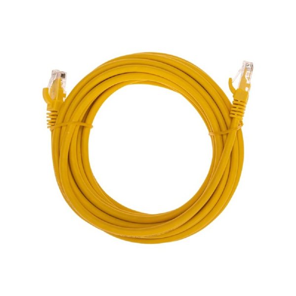 Rexant (02-0295-5) Патч-корд U/UTP, CAT 6, RJ45-RJ45, 26AWG, LSZH, желтый, 5м