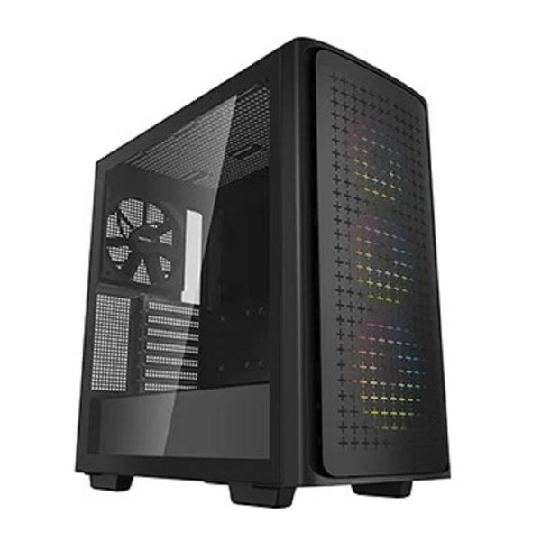 Deepcool CK560 черный без БП ATX 2x120mm 1x140mm 2xUSB3.0 audio bott PSU