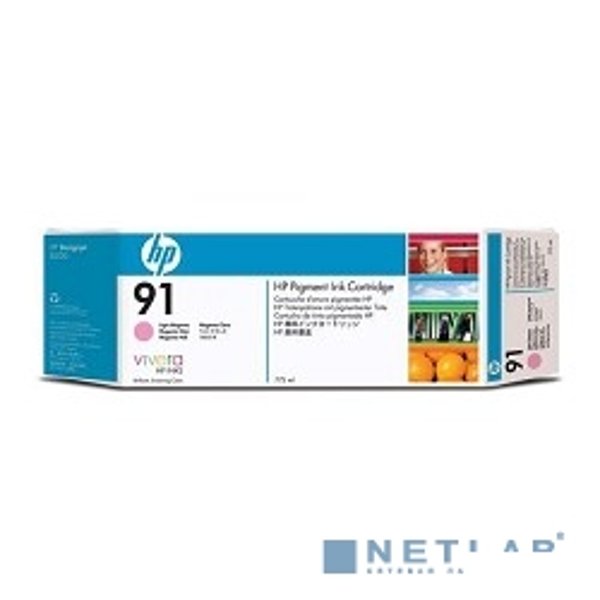 HP C9471A Картридж №91, Light Magenta {DJ Z6100 (775мл)}