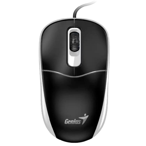 Мышь проводная Genius DX-111 grey (1200dpi,3but, кабель 1,5м) (31010034401)
