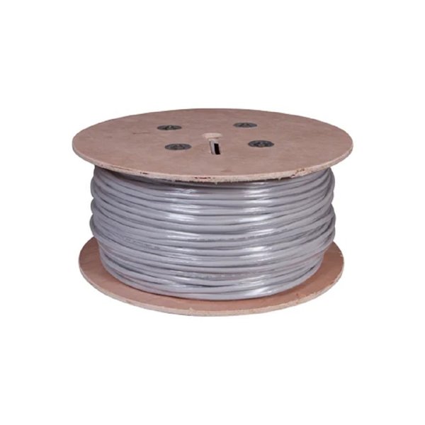 Rexant (01-1012-R) Кабель витая пара U/UTP, CAT 5е, PVC, 16PR, 24AWG, INDOOR, SOLID, серый, 305м, РФ