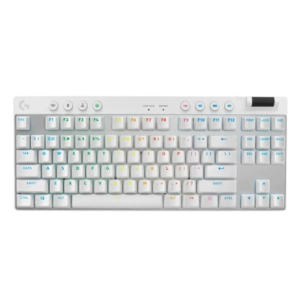 Клавиатура/ Logitech Gaming Keyboard G PRO X TKL LIGHTSPEED Mechanical - WHITE - TACTILE