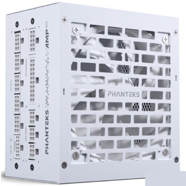 PHANTEKS AMP GH 850W (80 Plus Gold, ATX 3.1, PCIe 5.1, APFC, 120mm Fan, Fully Modular, White) / PH-P850GH_WT01