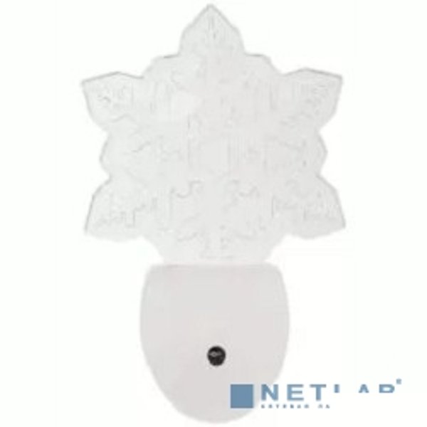 Rexant 75-0317 Ночник светодиодный СНЕЖИНКА ХАМЕЛЕОН свечение мультиколор 7 цветов, 230 В