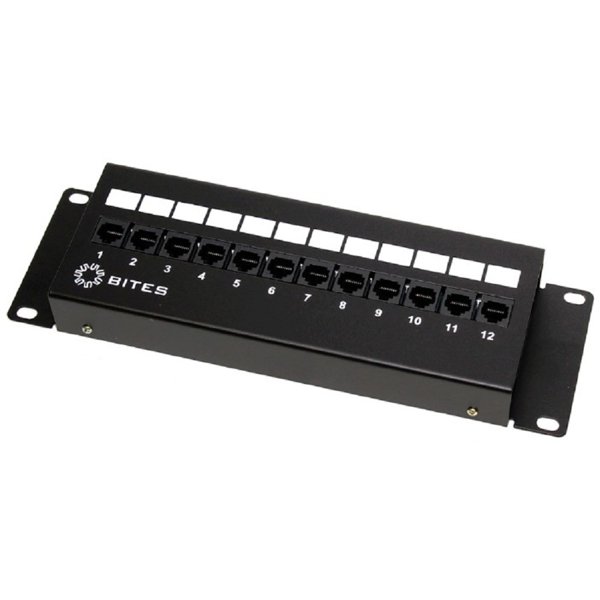 5bites Патч-панель PPU55-08W UTP / 5E / 12P / FRONT DUAL IDC / 2U / L=287MM / WALL